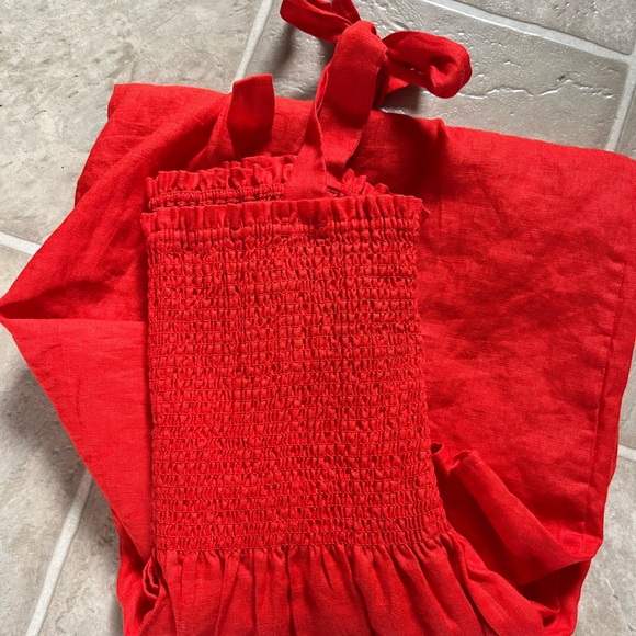 Aritzia Golden Hour Linen Dress XS - Picture 3 of 4